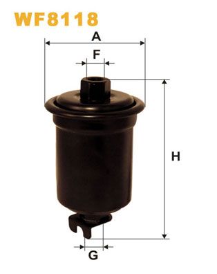 WIX FILTERS Degvielas filtrs WF8118